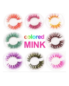 5D Colored Mink Eyelashes