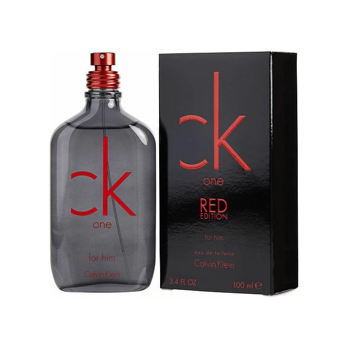 Calvin Klein Ck One Red Edition Spray 3.4 Oz for Men Eau de Toilette